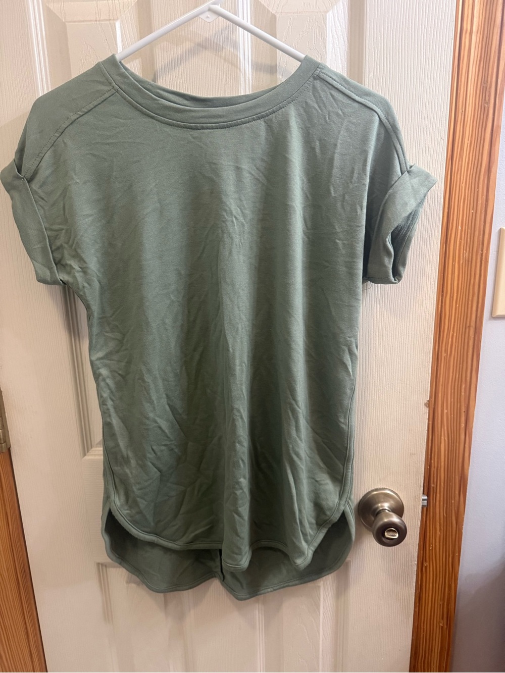 Cupio Sage Short Sleeve Tunic Top